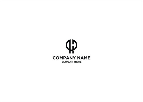 Logo H Abstract Stock Vector