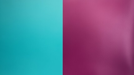 Poster - Background with a turquoise and purple color scheme, split vertically down the middle, creating a minimalist design with a simple, modern aesthetic