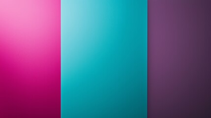 Poster - Minimalist color background featuring three vertical stripes in pink, blue and purple, providing a vibrant and modern aesthetic