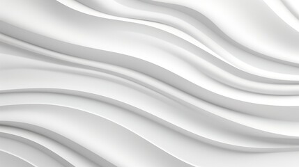 Abstract white wave pattern background.