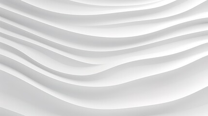 abstract white wavy background with soft shadows.