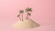 © Little Critter - Minimal Tropical Deserted Island