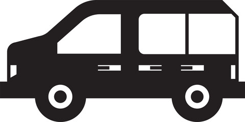 Poster - Van Icon Illustration