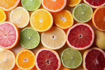 Poster - Vibrant citrus fruit slices