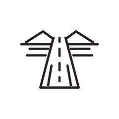 Sticker - road logo icon