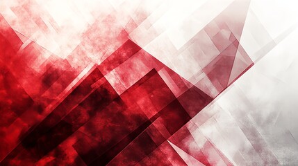 Wall Mural - Dynamic Red Layers. Abstract background design concept