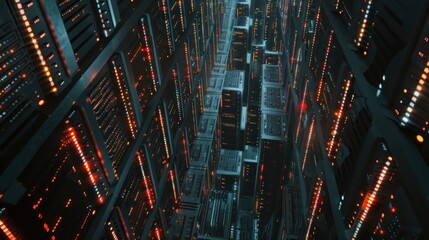 Poster - Futuristic Data Center: A View From Above
