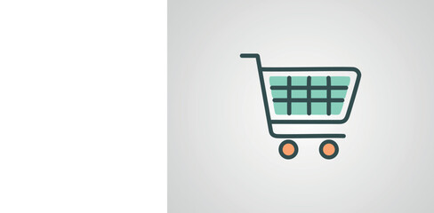 Vector shopping cart icon