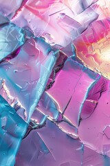 Poster - A close-up shot of a piece of glass on a table, great for use in still life or product photography