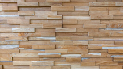 Wall Mural - Brown wooden horizonal natural pine plank wall texture background lines