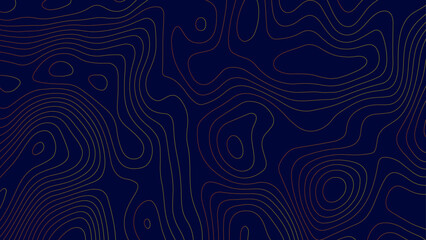 multi layers blue texture 3d papercut layers in gradient vector banner. topographic gradient line ma