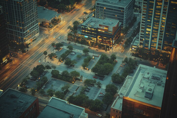 Sticker - Aerial view of san diego