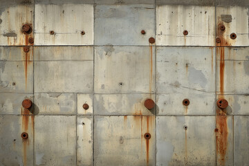 Canvas Print - Concrete building facade