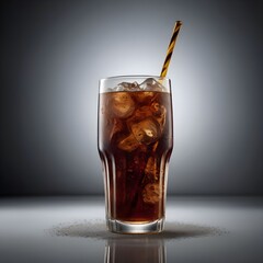 Poster - cola with ice