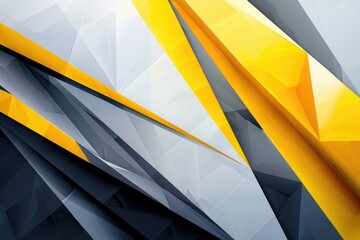 Aufkleber - Abstract design on a yellow and grey background, ideal for use in graphic design or as a texture
