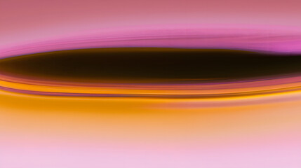 Wall Mural - Serene Gradient Sunset: Abstract Möbius Shapes in Soothing Pink, Orange, and Purple Hues