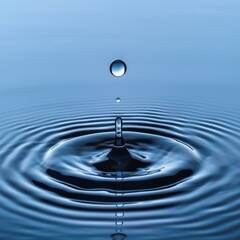 Wall Mural - Water Drop Ripples