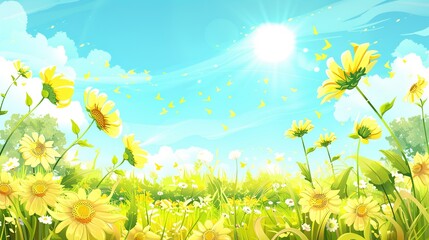 Background_cartoon_sunny_day