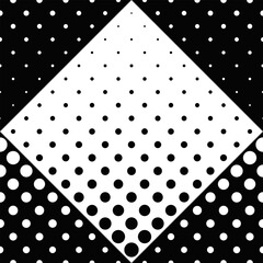 Poster - Seamless geometrical dot pattern background - abstract vector design from circles