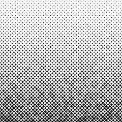 Poster - Random geometrical diagonal square pattern background - abstract black and white vector illustration with squares