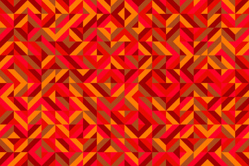Aufkleber - Geometrical abstract mosaic pattern background design - colorful geometric vector illustration