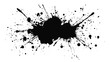 © Moeen - Black ink splatter isolated on transparent background