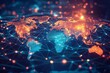 © dendyh7 - Global Digital Business Network Connection Illustration created with Generative AI
