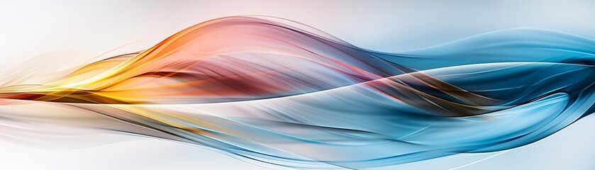 Poster - a dynamic abstract background featuring swirling patterns in red, yellow, and blue, offering ample c