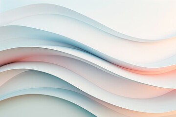 Poster - a minimalist abstract design with subtle gradients and soft shadows, creating an elegant area for co