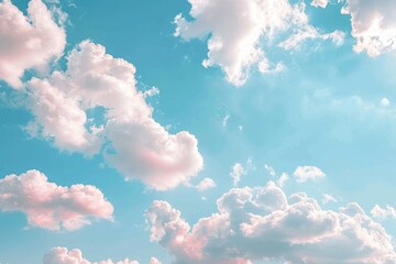 Aufkleber - A plane soars through a cloudy blue sky, with the sun shining down