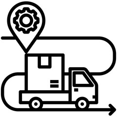 Sticker - Tracking Delivery Icon