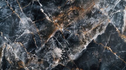 Aufkleber - Close-up shot of a marble surface with intricate patterns and textures