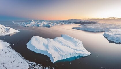 Melting Glacier in the Arctic