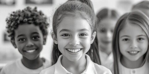 Poster - Happy School Children