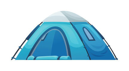 Wall Mural - camping tent vector cartoon illustration