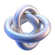 © Omar - Unusual transparent shapeless tangle shape 3d icon
