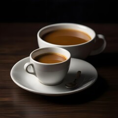 cup of coffee on table