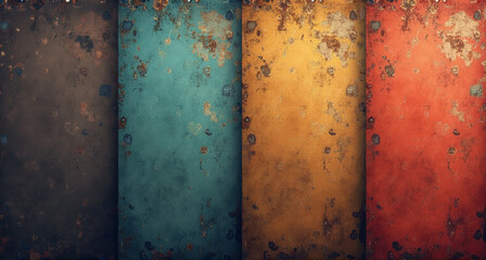 Wall Mural - metal background