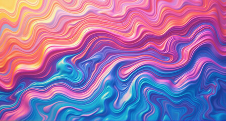 Poster - abstract background with waves