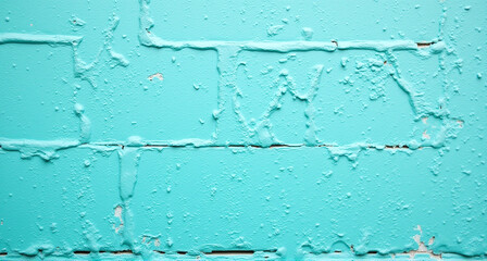 Sticker - blue wall background