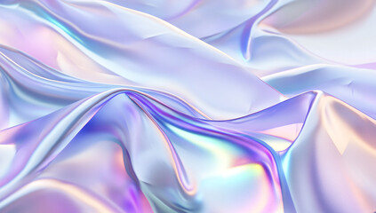 Wall Mural - Abstract Iridescent Liquid Background.