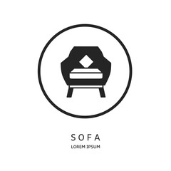 Poster - Logo vector design for business. Sofa logos.