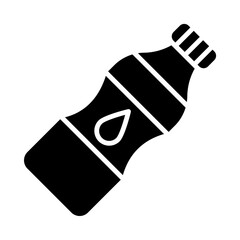 Sticker - Bottle glyph icon