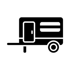 Sticker - Caravan glyph icon