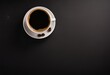 © Épiko - Dark Roast Coffee in Black Cup: Minimalist Beverage Photography