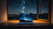 © Masato Photography - 星空を映す窓際の夢夜空に繋がるスクリーン