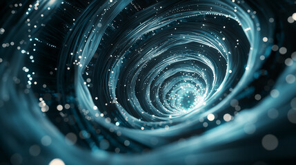 Wall Mural - a close up of a spiral with a lot of light on it