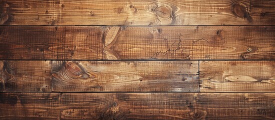 Sticker - Background of light brown wood plank with copy space image