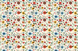 © Im Vector - hungarian folk pattern pattern . seamless texture pattern. abstract background