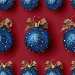 Poster - set of christmas balls